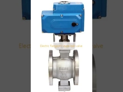 전기 플랜지형 V형 볼 밸브