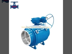 터빈 액추에이터와 함께 용접 된 볼 밸브